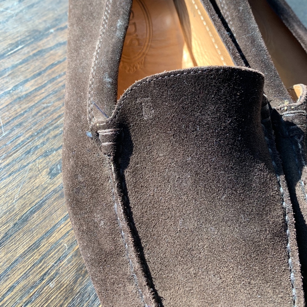 Tod's Brown Suede Driving Moc - image 4